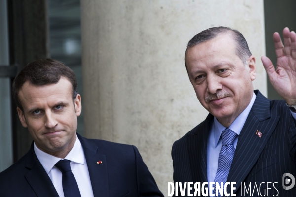 Visite du Président turc Recep Tayyip ERDOGAN à Paris
