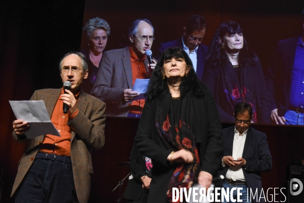 Toujours Charlie. Débat aux Folies bergère