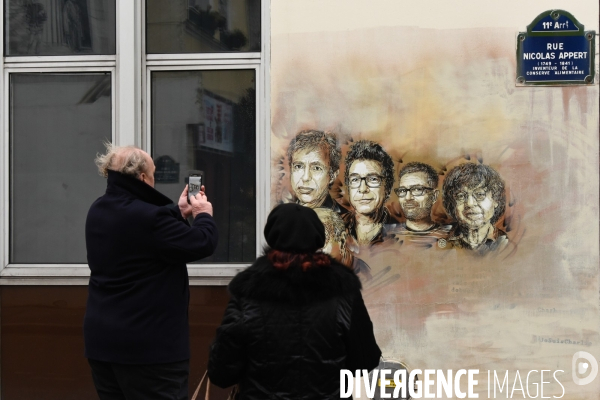 Charlie Hebdo. Commémoration des attentats