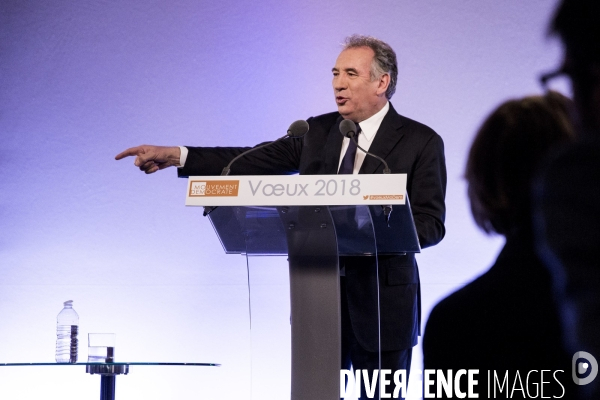 Voeux de François Bayrou, président du Modem