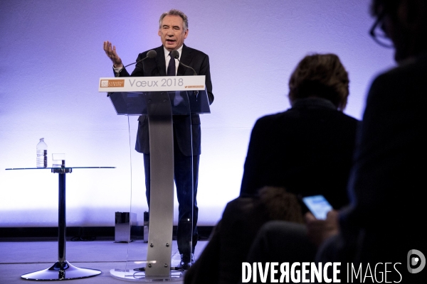 Voeux de François Bayrou, président du Modem