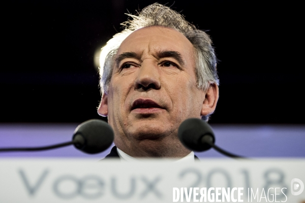 Voeux de François Bayrou, président du Modem