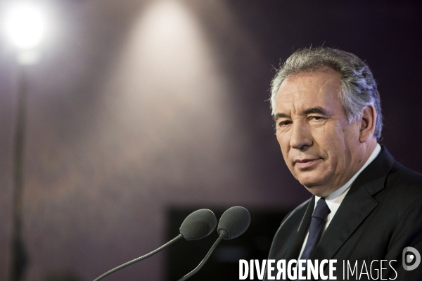 Voeux de François Bayrou, président du Modem