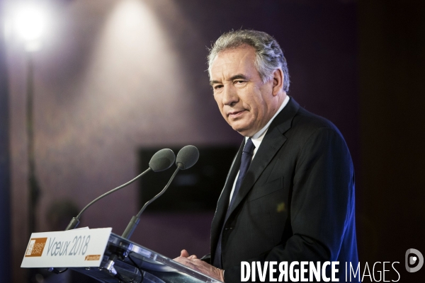 Voeux de François Bayrou, président du Modem