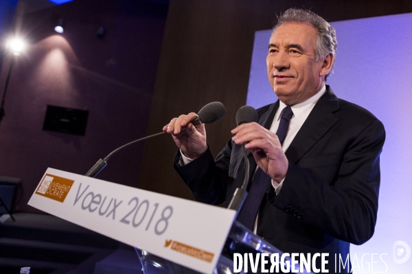 Voeux de François Bayrou, président du Modem