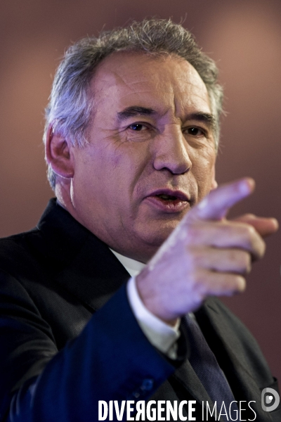 Voeux de François Bayrou, président du Modem