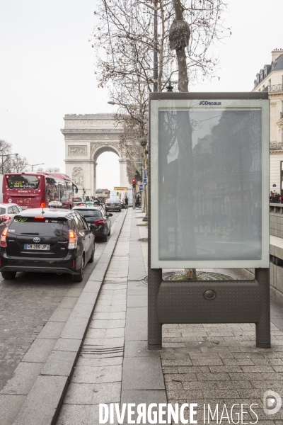 Panneaux decaux sans publicite a paris