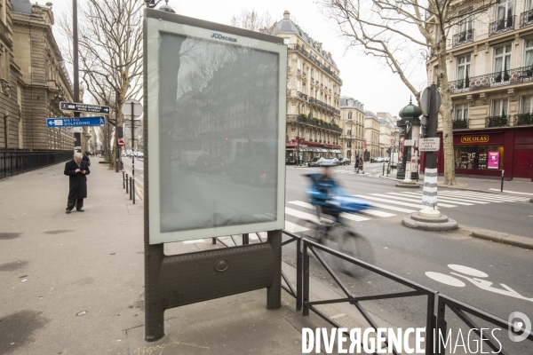 Panneaux decaux sans publicite a paris