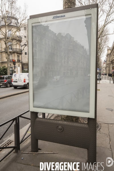 Panneaux decaux sans publicite a paris