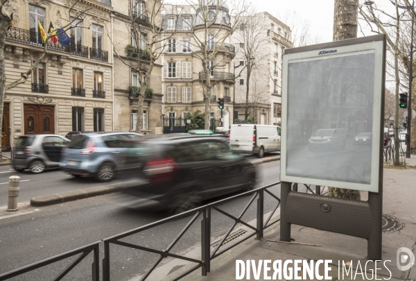 Panneaux decaux sans publicite a paris