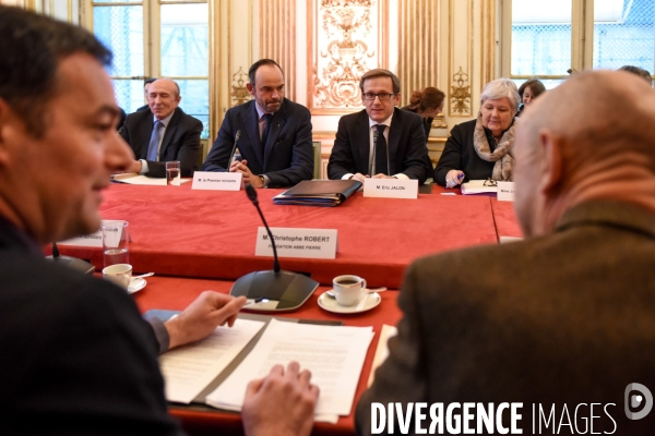 Réfugiés, migrants. Associations reçues à Matignon