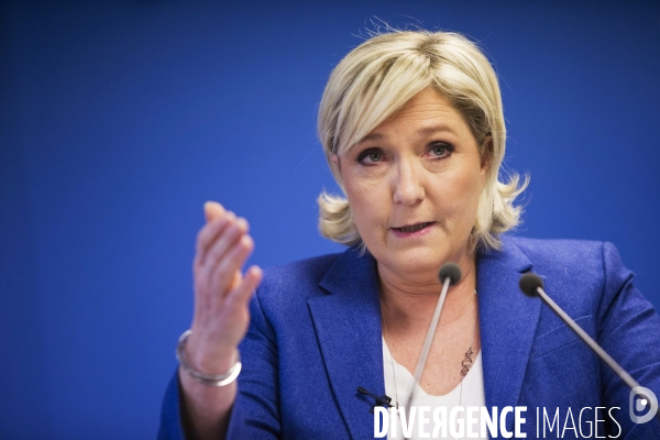 Voeux de Marine Le PEN à la presse