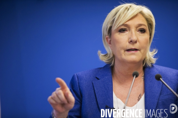 Voeux de Marine Le PEN à la presse