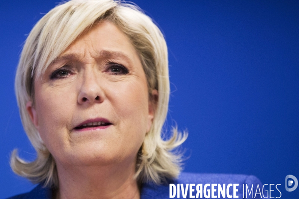 Voeux de Marine Le PEN à la presse