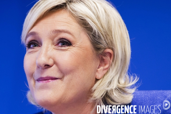 Voeux de Marine Le PEN à la presse