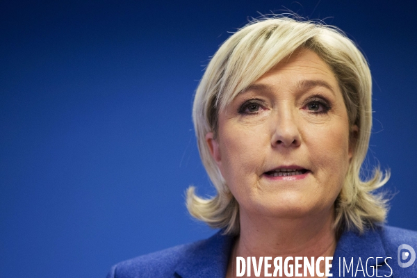 Voeux de Marine Le PEN à la presse