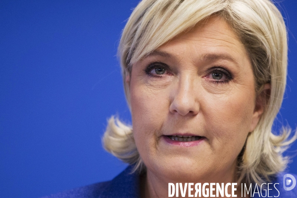 Voeux de Marine Le PEN à la presse