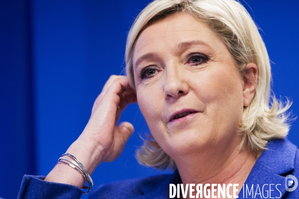 Voeux de Marine Le PEN à la presse