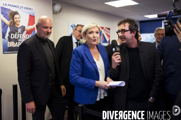 Voeux de Marine Le PEN à la presse