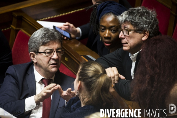 Séance de questions au gouvernement à l Assemblée Nationale.