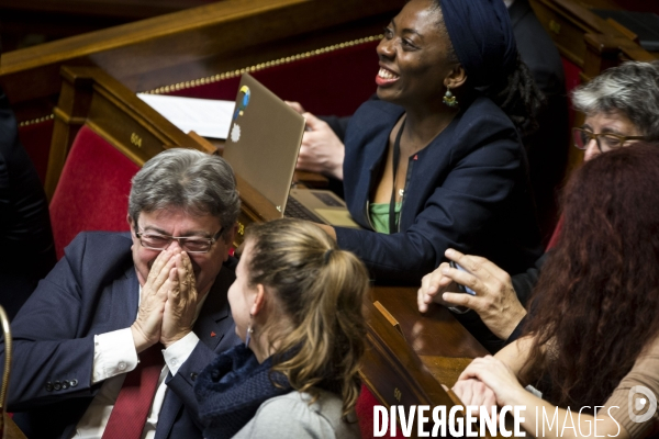 Séance de questions au gouvernement à l Assemblée Nationale.
