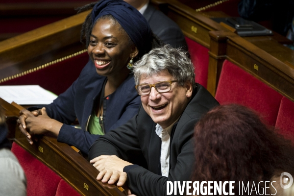 Séance de questions au gouvernement à l Assemblée Nationale.