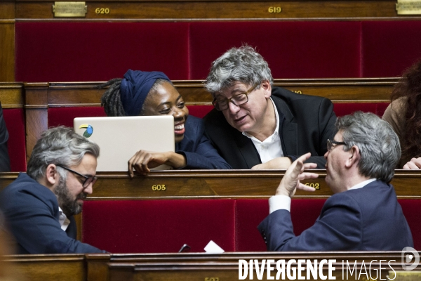 Séance de questions au gouvernement à l Assemblée Nationale.