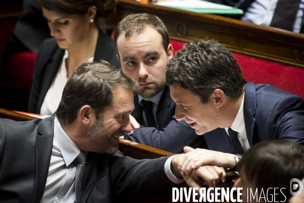 Séance de questions au gouvernement à l Assemblée Nationale.