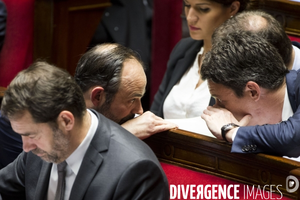 Séance de questions au gouvernement à l Assemblée Nationale.