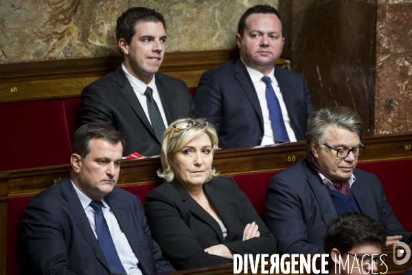 Séance de questions au gouvernement à l Assemblée Nationale.