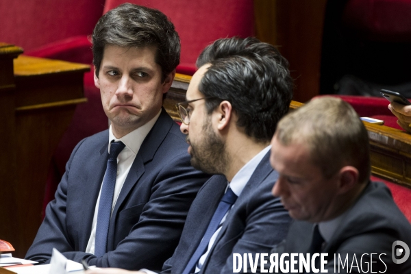 Séance de questions au gouvernement à l Assemblée Nationale.