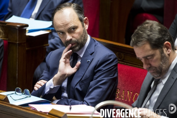 Séance de questions au gouvernement à l Assemblée Nationale.