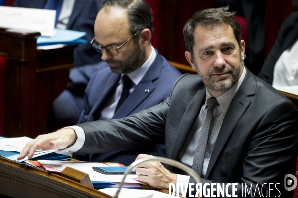 Séance de questions au gouvernement à l Assemblée Nationale.