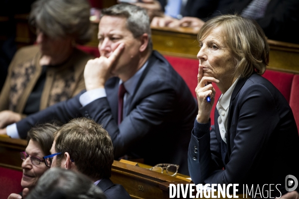 Séance de questions au gouvernement à l Assemblée Nationale.