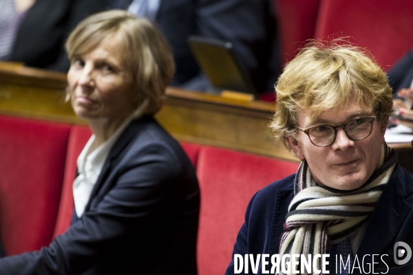 Séance de questions au gouvernement à l Assemblée Nationale.