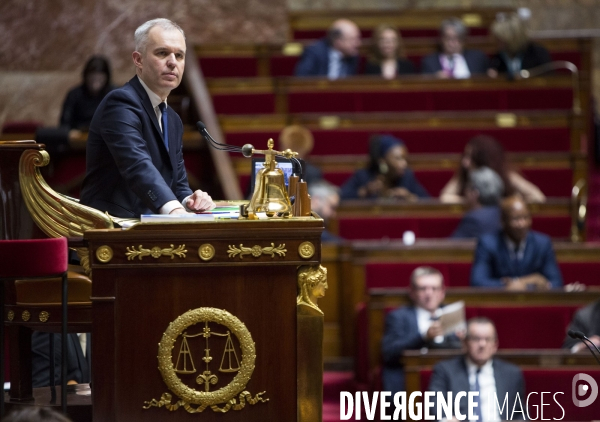 Séance de questions au gouvernement à l Assemblée Nationale.