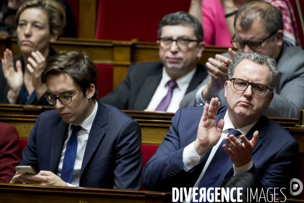 Séance de questions au gouvernement à l Assemblée Nationale.