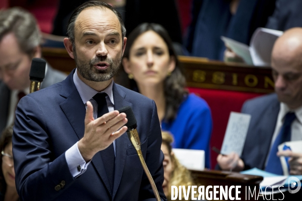 Séance de questions au gouvernement à l Assemblée Nationale.