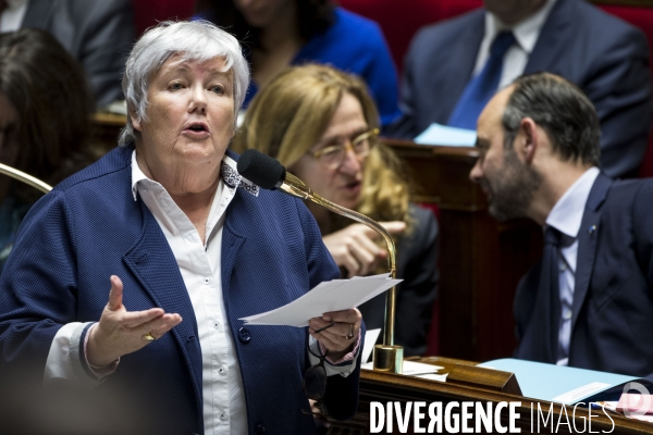 Séance de questions au gouvernement à l Assemblée Nationale.