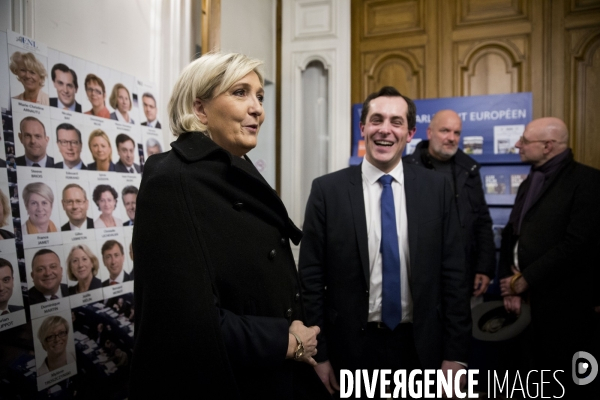 Conférence de presse de Marine LE PEN et Nicolas BAY.