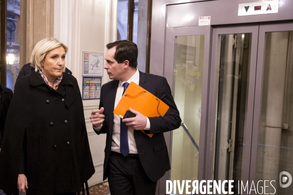 Conférence de presse de Marine LE PEN et Nicolas BAY.