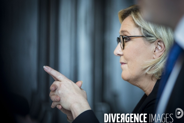 Conférence de presse de Marine LE PEN et Nicolas BAY.