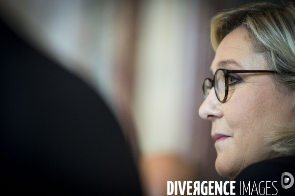 Conférence de presse de Marine LE PEN et Nicolas BAY.