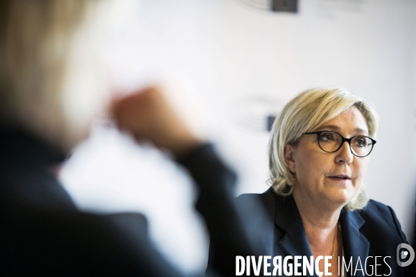 Conférence de presse de Marine LE PEN et Nicolas BAY.