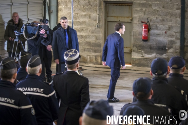 Emmanuel Macron à Calais