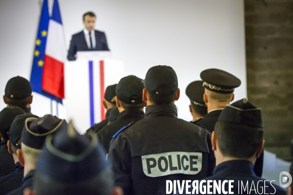 Emmanuel Macron à Calais