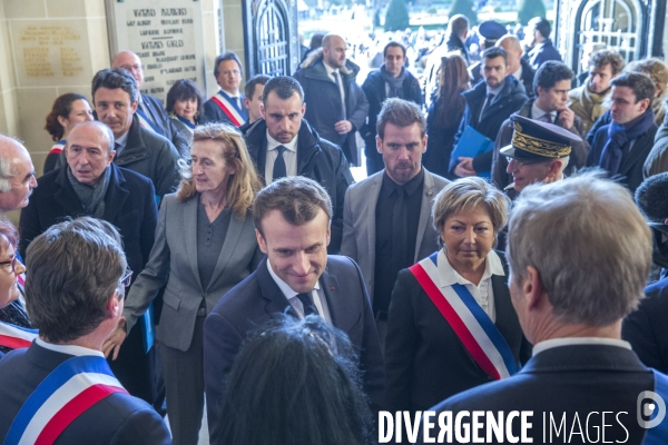 Emmanuel Macron à Calais