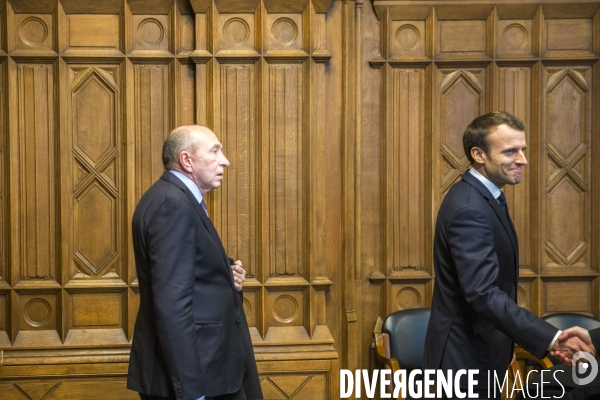 Emmanuel Macron à Calais