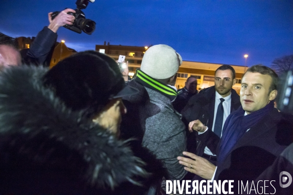 Emmanuel Macron à Calais