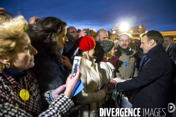 Emmanuel Macron à Calais